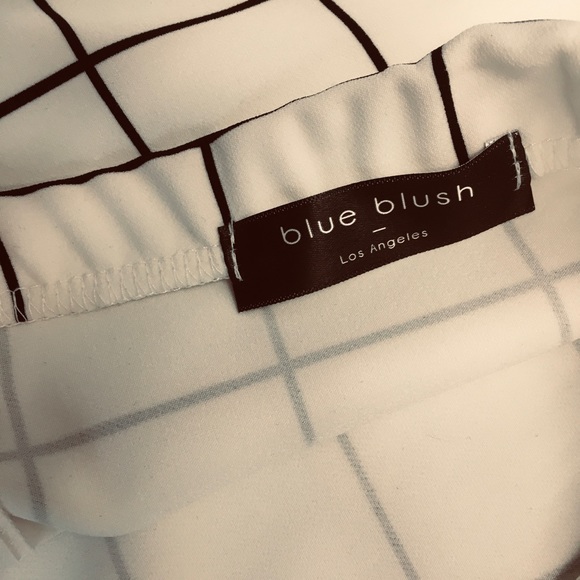 Blue Blush Grid Two Piece - Picture 4 of 6